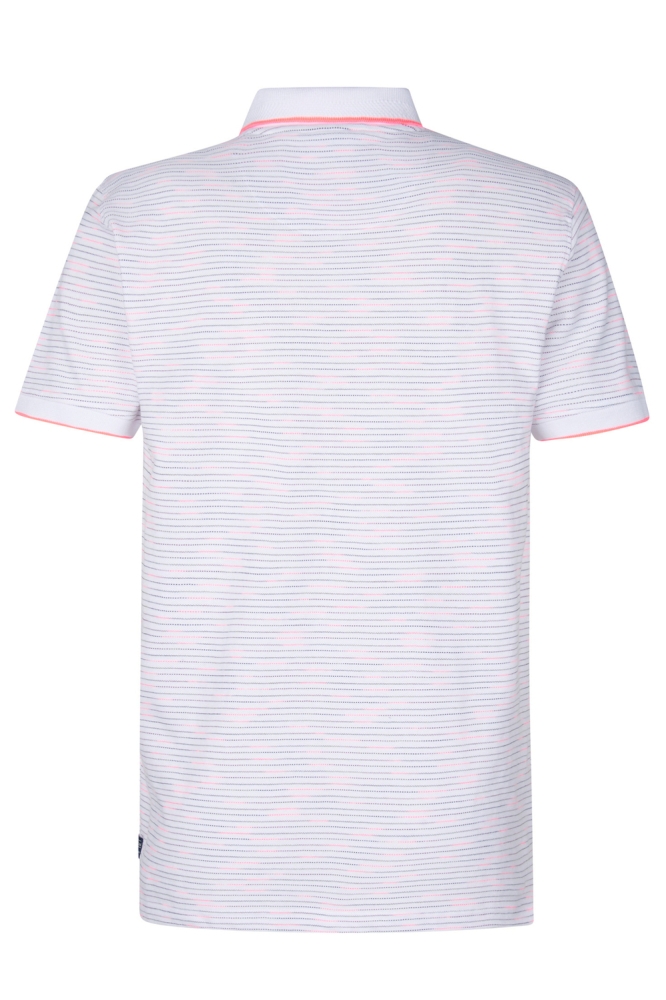 POLO MET PRINT M 1050 POL914 0000 BRIGHT WHITE